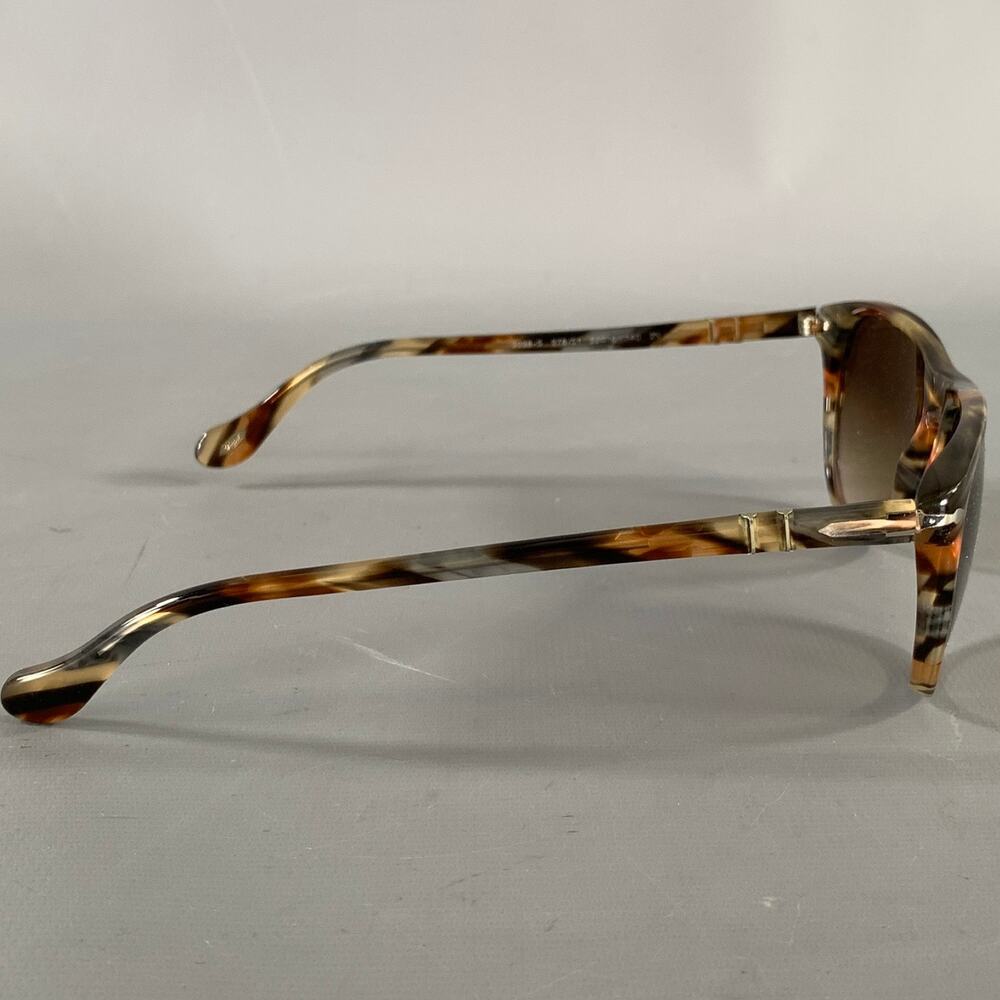 PERSOL Brown PO3038S Acetate Sunglasses - Picture 2 of 7
